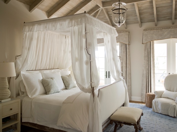 Canopy beds; your private getaway.