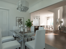 Online Designer Dining Room 3D Model