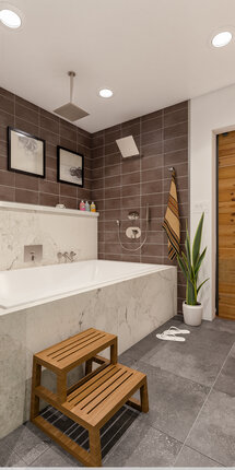 Online Designer Bathroom 3D Model