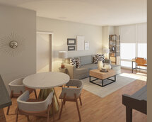 Online Designer Combined Living/Dining 3D Model