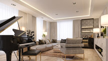Online Designer Living Room 3D Model