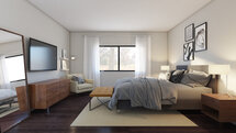 Online Designer Bedroom 3D Model