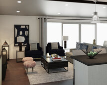 Online Designer Living Room 3D Model