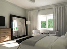 Online Designer Bedroom 3D Model