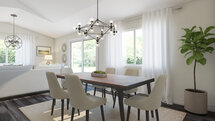 Online Designer Combined Living/Dining 3D Model