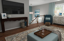 Online Designer Combined Living/Dining 3D Model