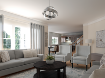 Online Designer Combined Living/Dining 3D Model