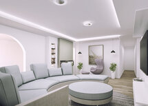 Online Designer Combined Living/Dining 3D Model