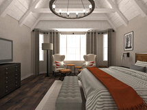 Online Designer Bedroom 3D Model