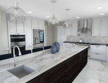 Online Designer Kitchen 3D Model