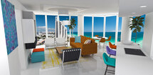 Online Designer Living Room 3D Model