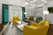 Online Designer Living Room 3D Model