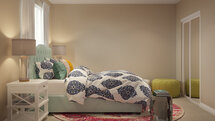 Online Designer Bedroom 3D Model
