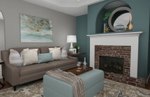 Online Designer Combined Living/Dining 3D Model