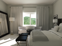 Online Designer Bedroom 3D Model