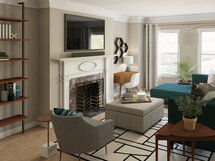 Online Designer Combined Living/Dining 3D Model