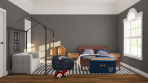 Online Designer Bedroom 3D Model