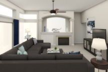 Online Designer Living Room 3D Model