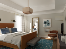 Online Designer Bedroom 3D Model