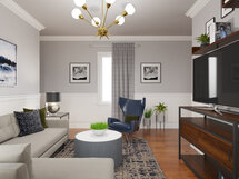 Online Designer Living Room 3D Model