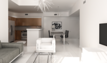 Online Designer Combined Living/Dining 3D Model