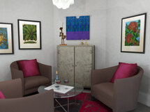 Online Designer Living Room 3D Model