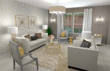 Online Designer Combined Living/Dining 3D Model