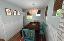Online Designer Combined Living/Dining 3D Model