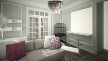 Online Designer Combined Living/Dining 3D Model