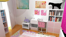 Online Designer Kids Room 3D Model
