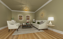 Online Designer Combined Living/Dining 3D Model