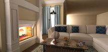 Online Designer Living Room 3D Model
