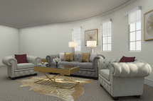 Online Designer Living Room 3D Model