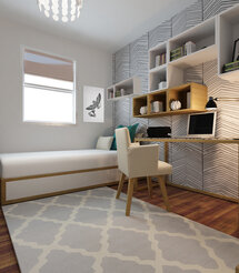 Online Designer Bedroom 3D Model