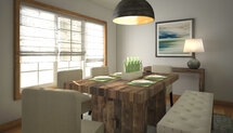 Online Designer Dining Room 3D Model