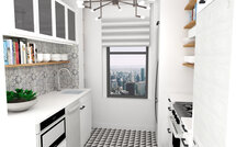 Online Designer Kitchen 3D Model