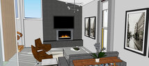 Online Designer Living Room 3D Model