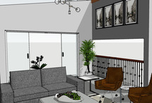 Online Designer Living Room 3D Model