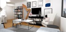 Online Designer Combined Living/Dining 3D Model