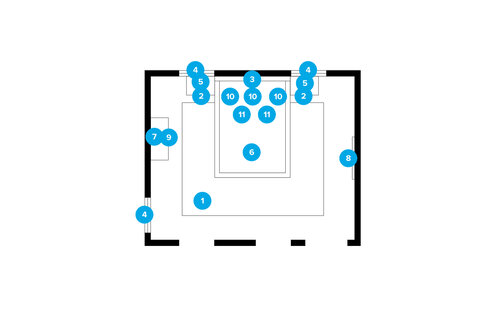Online Designer Bedroom Floorplan