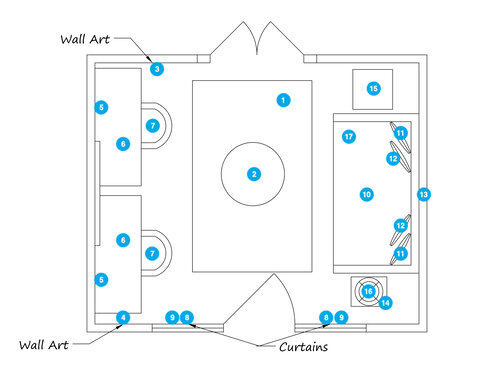 Online Designer Kids Room Floorplan
