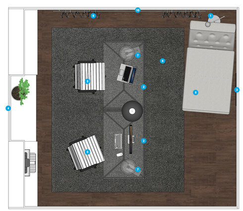 Online Designer Home/Small Office Floorplan