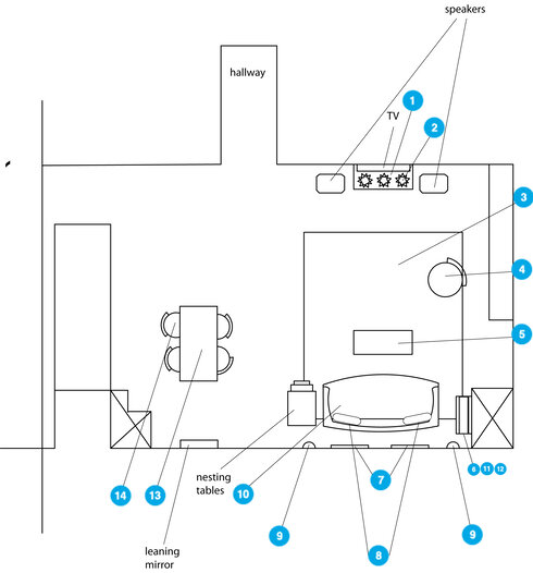 Online Designer Studio Floorplan
