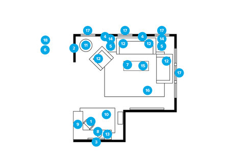 Online Designer Bedroom Floorplan