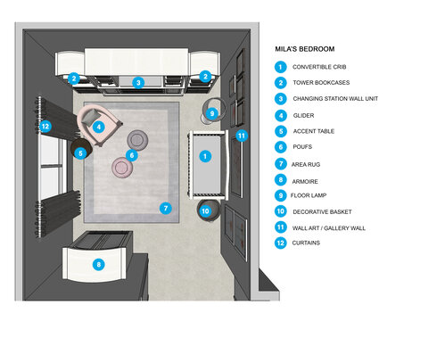 Online Designer Kids Room Floorplan