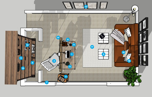 Online Designer Home/Small Office Floorplan
