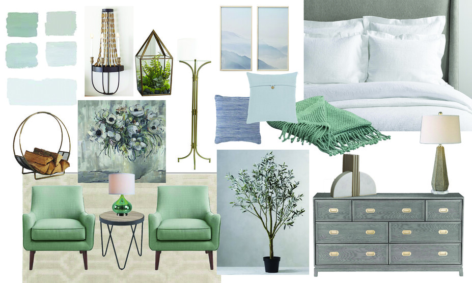 Online Designer Bedroom Moodboard