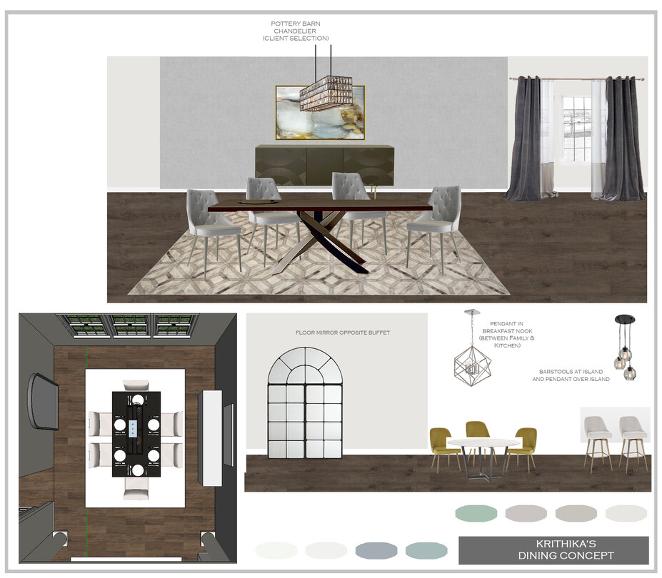 Online Designer Kitchen Moodboard