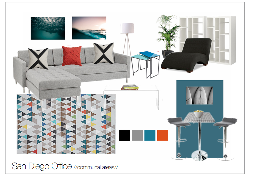 Online Designer Home/Small Office Moodboard