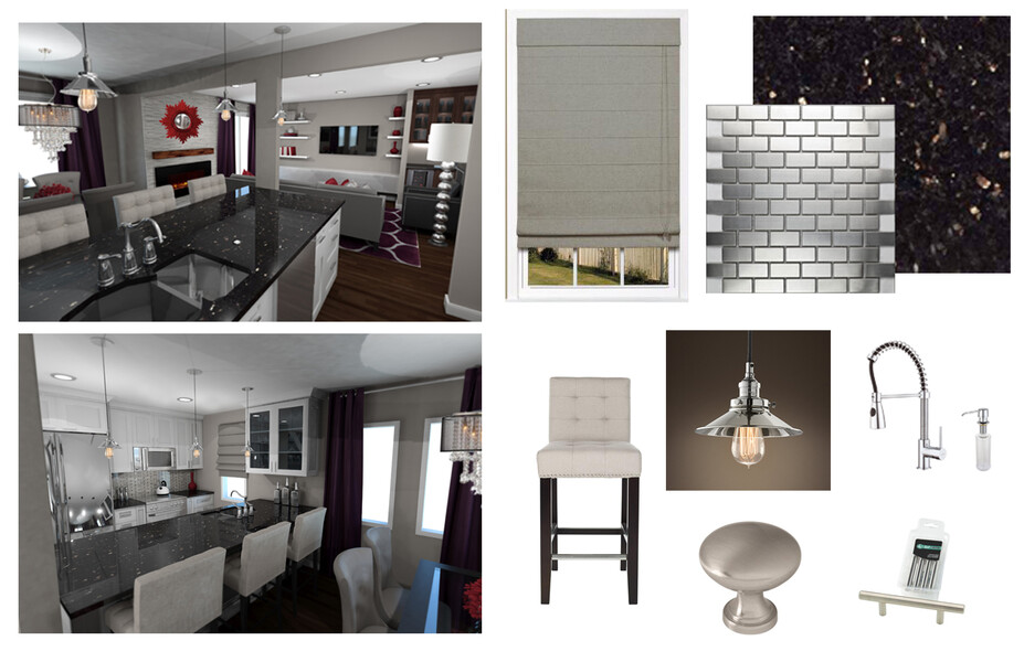 Online Designer Kitchen Moodboard